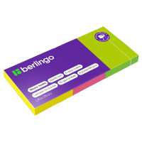 Самоклеящийся блок Berlingo "Ultra Sticky", 50*40мм, 3 блока по 100л., 3 неоновых цвета, 287186 Самоклеящийся блок Berlingo "Ultra Sticky", 50*40мм, 3 блока по 100л., 3 неоновых цвета, 287186