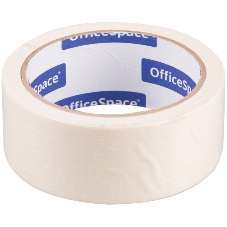 Клейкая лента малярная OfficeSpace, 38мм*25м, ШК, 255781