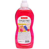 Средство для мытья полов OfficeClean "Роза", концентрат, 1л, 246208 Средство для мытья полов OfficeClean "Роза", концентрат, 1л, 246208