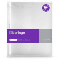 Папка-вкладыш с перфорацией Berlingo "Squares", А4, 90мкм, рельефная текстура, матовая, в пакете, 100 штук, 358891 Папка-вкладыш с перфорацией Berlingo "Squares", А4, 90мкм, рельефная текстура, матовая, в пакете, 100 штук, 358891