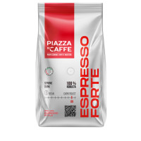 Кофе в зернах Piazza del caffe "Espresso Forte", вакуумный пакет, 900г., 385468 Кофе в зернах Piazza del caffe "Espresso Forte", вакуумный пакет, 900г., 385468