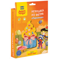 Игрушка из фетра Мульти-Пульти "Пирожное", 300840 Игрушка из фетра Мульти-Пульти "Пирожное", 300840