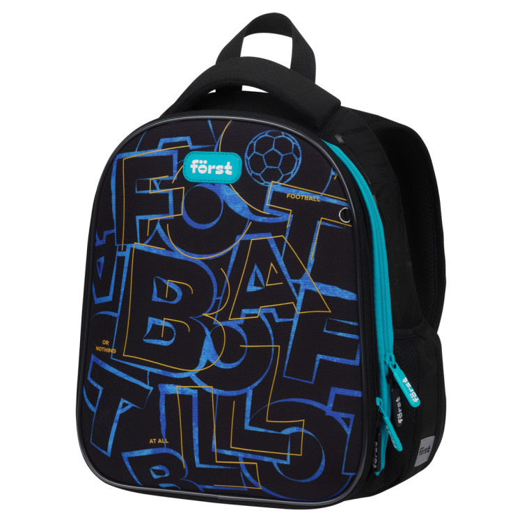 Ранец F?rst F-Top облегченный "Football" 36*28*15см, 2 отделения, 2 кармана, анатомическая спинка, 366073
