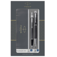 Набор Parker IM Black CT: ручка шариковая, 1,0мм и ручка перьевая, 1,0мм, подарочная упаковка ( Артикул 288612 ) Набор Parker IM Black CT: ручка шариковая, 1,0мм и ручка перьевая, 1,0мм, подарочная упаковка ( Артикул 288612 )