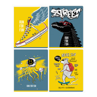 Тетрадь 60л., А5, линия BG "Never stop", 12 штук, 346536 Тетрадь 60л., А5, линия BG "Never stop", 12 штук, 346536