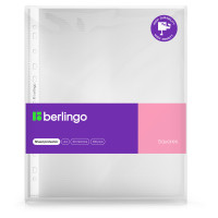 Папка-вкладыш с перфорацией Berlingo "Squares", А4, 50мкм, перфорированная текстура, матовая, 200 штук, 358897 Папка-вкладыш с перфорацией Berlingo "Squares", А4, 50мкм, перфорированная текстура, матовая, 200 штук, 358897