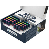 Набор двухсторонних маркеров-кистей Schneider "Twinmarker Paint-It" 52 предмета, на водной основе, кисть/пулевидный, 348442 Набор двухсторонних маркеров-кистей Schneider "Twinmarker Paint-It" 52 предмета, на водной основе, кисть/пулевидный, 348442