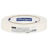 Клейкая лента малярная OfficeSpace, 19мм*50м, ШК, 353366 Клейкая лента малярная OfficeSpace, 19мм*50м, ШК, 353366