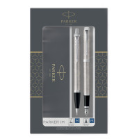 Набор Parker "IM Duo": шар. ручка IM Stainless Steel CT, синяя, 1,0мм + перьевая ручка IM Stainless Steel CT, подарочная упаковка, 359541 Набор Parker "IM Duo": шар. ручка IM Stainless Steel CT, синяя, 1,0мм + перьевая ручка IM Stainless Steel CT, подарочная упаковка, 359541