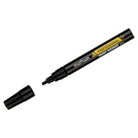 Маркер-краска MunHwa "Professional Paint Marker" черная, 4мм, нитро-основа, 377882