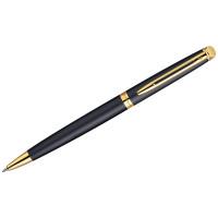 Ручка шариковая Waterman "Hemisphere Matt Black GT" синяя, 1,0мм, подарочная упаковка, 180954