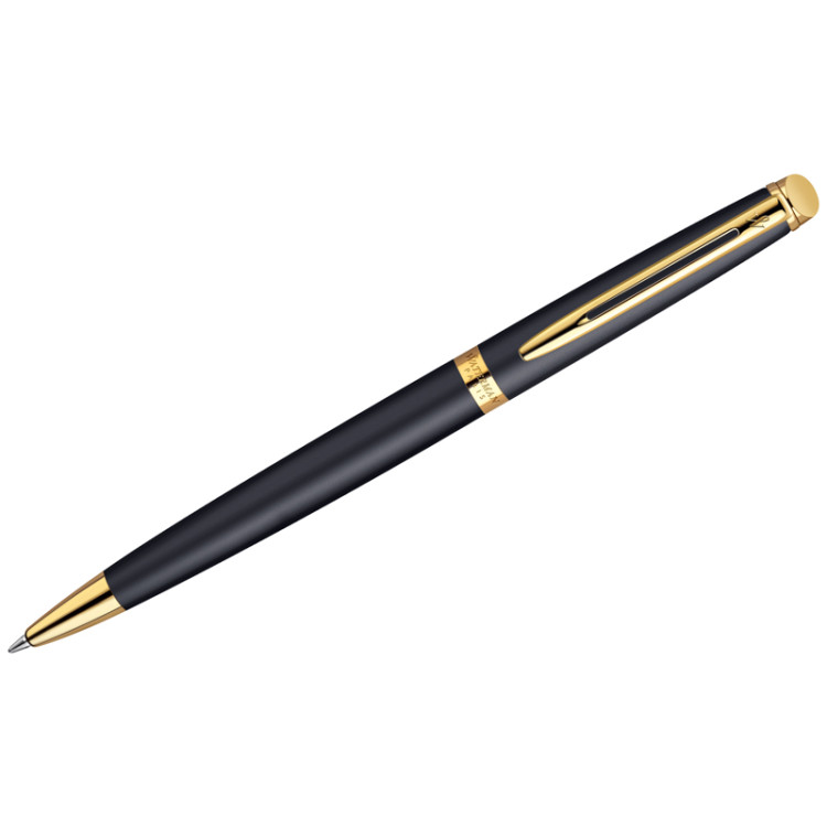 Ручка шариковая Waterman "Hemisphere Matt Black GT" синяя, 1,0мм, подарочная упаковка, 180954 Ручка шариковая Waterman "Hemisphere Matt Black GT" синяя, 1,0мм, подарочная упаковка, 180954