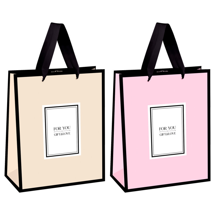 Пакет подарочный 18*23*10см MESHU "Boutique", матовая ламинация, 24 штук, 382285