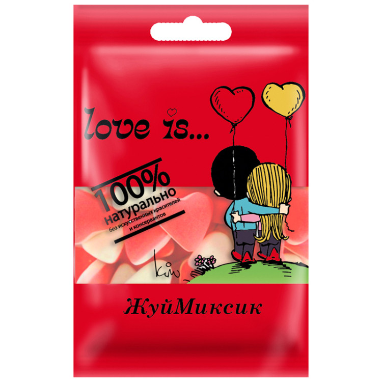 Жевательный мармелад Love is…, вишня-лимон, 20г, 344242 Жевательный мармелад Love is…, вишня-лимон, 20г, 344242