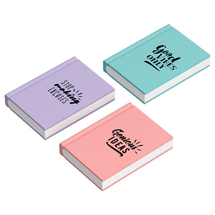 Ластик Berlingo "Notebook", термопластичная резина, цвета ассорти, 48*34*8мм, 24 штук, 285495 Ластик Berlingo "Notebook", термопластичная резина, цвета ассорти, 48*34*8мм, 24 штук, 285495