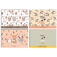 Альбом для рисования 32л., А4, на гребне BG "Animals forest", 8 штук, 339380 Альбом для рисования 32л., А4, на гребне BG "Animals forest", 8 штук, 339380