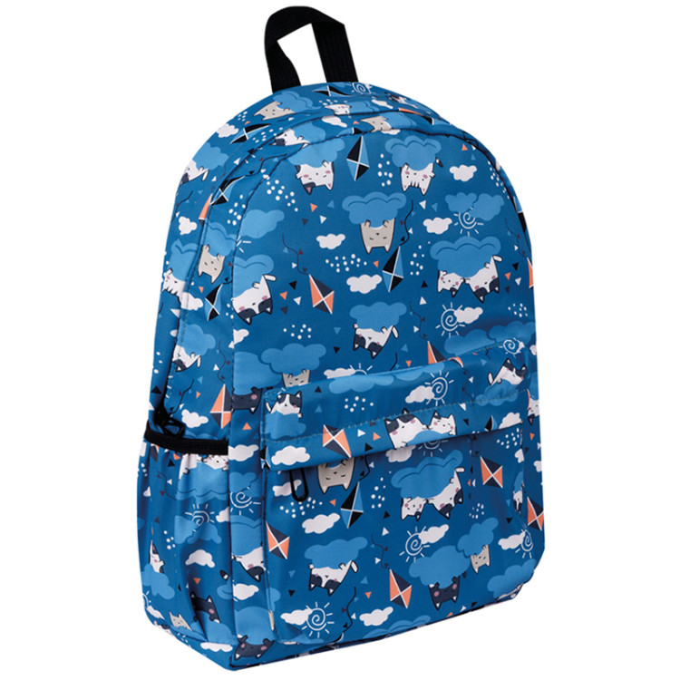 Рюкзак ArtSpace Pattern "Cats", 41*28*14cм, 1 отделение, 3 кармана, 333478