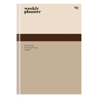 Планер школьный 1-11 кл. 64л. (твердый) BG "Weekly planner. Beige", матовая ламинация, 383698 Планер школьный 1-11 кл. 64л. (твердый) BG "Weekly planner. Beige", матовая ламинация, 383698