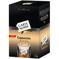 Кофе растворимый Carte Noire "Capuccino", сублимированный, порционный, 20 пакетиков*15г, картонная коробка, 314676 Кофе растворимый Carte Noire "Capuccino", сублимированный, порционный, 20 пакетиков*15г, картонная коробка, 314676