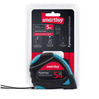 Рулетка измерительная Smartbuy, 5м*19мм, прорезиненный корпус, 2 фиксатора, усиленный зацеп, 291785 Рулетка измерительная Smartbuy, 5м*19мм, прорезиненный корпус, 2 фиксатора, усиленный зацеп, 291785