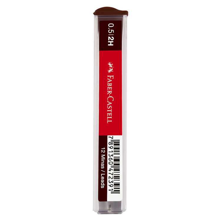 Грифели для механических карандашей Faber-Castell "Polymer", 12шт., 0,5мм, 2H, 286024 Грифели для механических карандашей Faber-Castell "Polymer", 12шт., 0,5мм, 2H, 286024