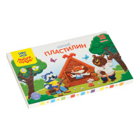 Пластилин Мульти-Пульти "Енот в сказке", 18 цветов, 216гр, со стеком, картон, 328898