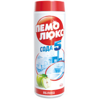 Средство чистящее Пемолюкс "Сода 5. Яблоко", порошок, 480г, 235537 Средство чистящее Пемолюкс "Сода 5. Яблоко", порошок, 480г, 235537