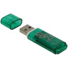 Память Smart Buy "Glossy" 32GB, USB 2.0 Flash Drive, зеленый, 230856 Память Smart Buy