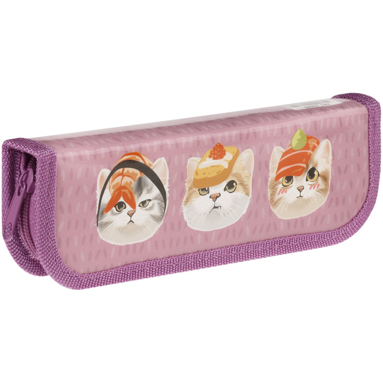 Пенал 1 отделение, 190*60 ArtSpace "Suchi Cats", ламинированный картон, 368099 Пенал 1 отделение, 190*60 ArtSpace "Suchi Cats", ламинированный картон, 368099