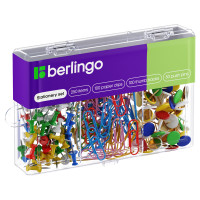 Набор мелкоофисных принадлежностей Berlingo, 250 предметов, пластиковая упаковка, 212039 Набор мелкоофисных принадлежностей Berlingo, 250 предметов, пластиковая упаковка, 212039