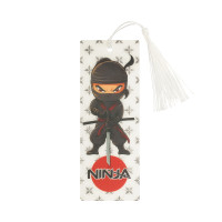 Закладка для книг 3D с линейкой, 150*55мм, ArtSpace "Ninja", декоративный шнурок, 20 штук, 370562 Закладка для книг 3D с линейкой, 150*55мм, ArtSpace "Ninja", декоративный шнурок, 20 штук, 370562