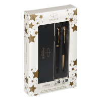 Набор Parker "Urban Duo": ручка шариковая Urban Black GT, синяя, 1,0мм + перьевая ручка Urban Black GT, 359542 Набор Parker "Urban Duo": ручка шариковая Urban Black GT, синяя, 1,0мм + перьевая ручка Urban Black GT, 359542