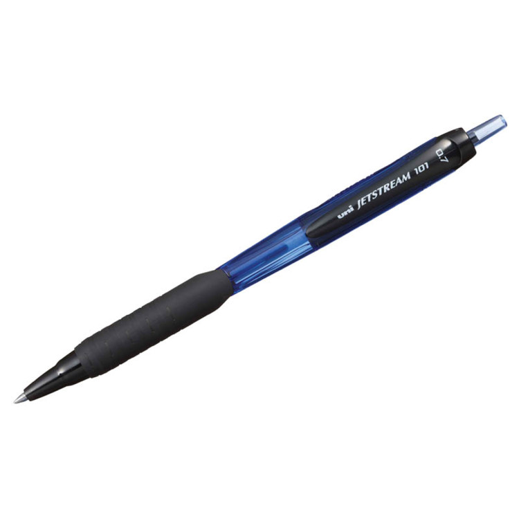 Ручка шариковая автоматическая Uni "Jetstream SXN-101-07" синяя, 0,7мм, грип, 361170 Ручка шариковая автоматическая Uni "Jetstream SXN-101-07" синяя, 0,7мм, грип, 361170