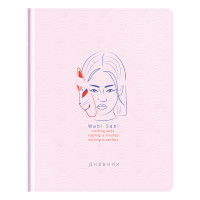 Дневник 1-11 кл. 48л. (твердый) Greenwich Line "Wabi sabi", иск. кожа, блинтовое тисн., тисн. фольгой, тон. блок, ляссе, 348069