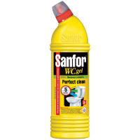Средство для туалета Sanfor WC "Lemon Fresh", гель, 1л, 257594 Средство для туалета Sanfor WC "Lemon Fresh", гель, 1л, 257594