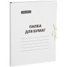 Папка для бумаг с завязками OfficeSpace, картон немелованный, 380г/м2, белый, до 400л., 300662 Папка для бумаг с завязками OfficeSpace, картон немелованный, 380г/м2, белый, до 400л., 300662