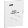 Папка для бумаг с завязками OfficeSpace, картон немелованный, 380г/м2, белый, до 400л., 300662 Папка для бумаг с завязками OfficeSpace, картон немелованный, 380г/м2, белый, до 400л., 300662