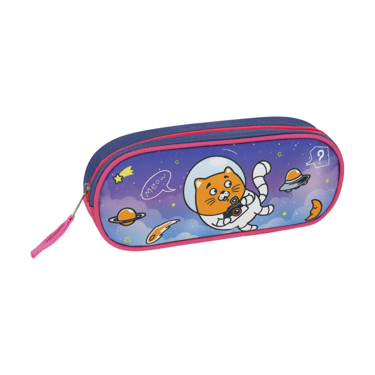 Пенал 210*80*45 ArtSpace "CosmoCat", полиэстер, 349235