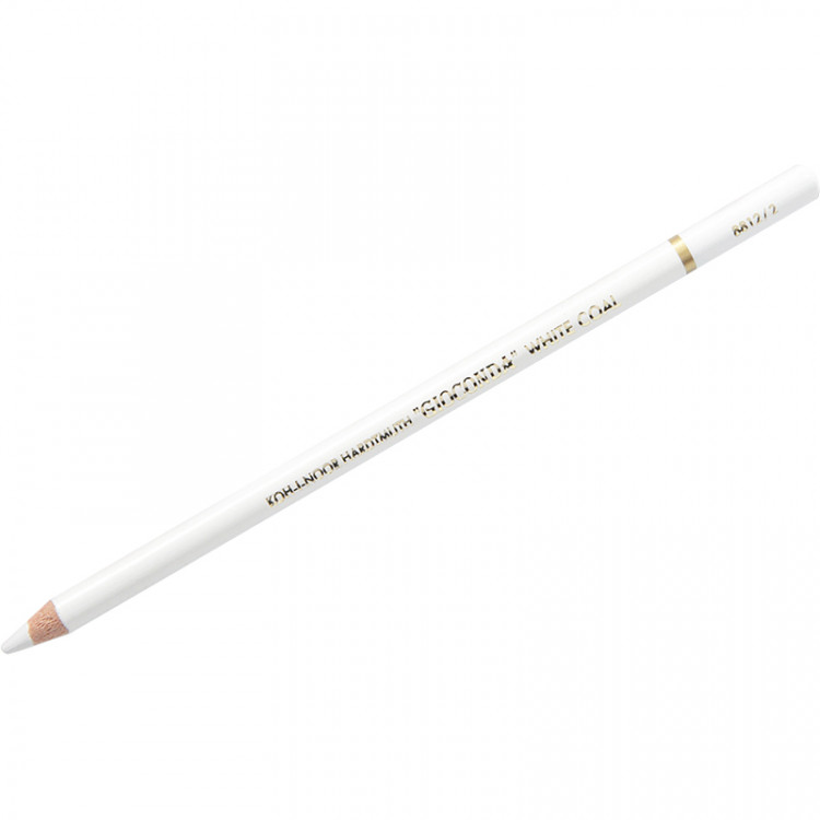 Угольный карандаш Koh-I-Noor "Gioconda Extra 8812" B, белый, заточен, 321854 Угольный карандаш Koh-I-Noor "Gioconda Extra 8812" B, белый, заточен, 321854