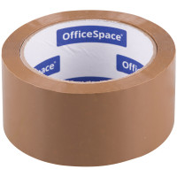 Клейкая лента упаковочная OfficeSpace, 48мм*66м, 45мкм, темная, ШК, 255777 Клейкая лента упаковочная OfficeSpace, 48мм*66м, 45мкм, темная, ШК, 255777