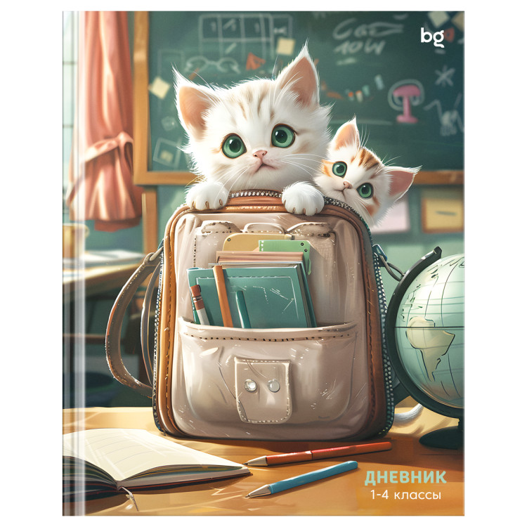 Дневник 1-4 кл. 48л. (твердый) BG "Маленькие помощники", матовая ламинация, 376731 Дневник 1-4 кл. 48л. (твердый) BG "Маленькие помощники", матовая ламинация, 376731