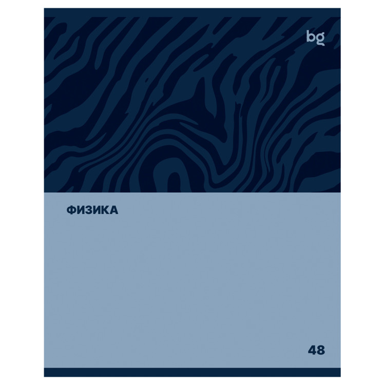 Тетрадь предметная 48л. BG "Single colour" - Физика, эконом, 10 штук, 374802