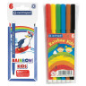 Фломастеры Centropen "Rainbow Kids", 06цв., трехгранные, смываемые, ПВХ, 214287 Фломастеры Centropen