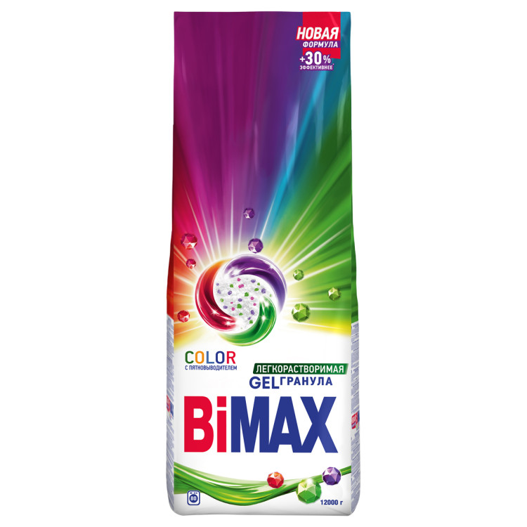 Порошок для машинной стирки BiMax "Color", 12кг, 393522 Порошок для машинной стирки BiMax "Color", 12кг, 393522