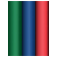 Упаковочная бумага глянц. 70*100см, MESHU "Standard colors", 80г/м2, ассорти 3 дизайна, 383298
