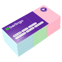 Самоклеящийся блок Berlingo "Ultra Sticky", 50*40мм, 12 блоков по 100л., 3 пастельных цвета, 270272 Самоклеящийся блок Berlingo "Ultra Sticky", 50*40мм, 12 блоков по 100л., 3 пастельных цвета, 270272