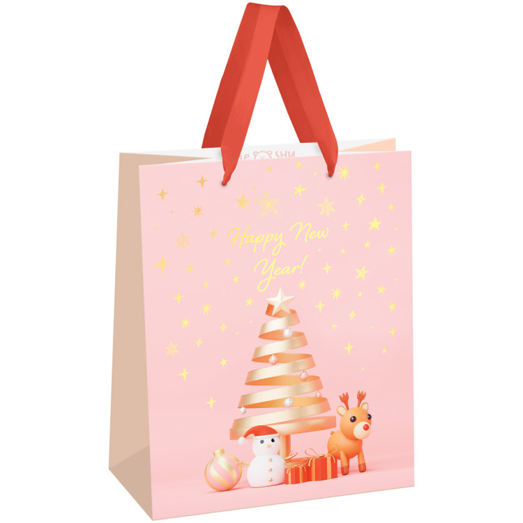 Пакет подарочный 18*23*10см MESHU "Christmas tale", фольга, матовая ламинация, 371104 Пакет подарочный 18*23*10см MESHU "Christmas tale", фольга, матовая ламинация, 371104
