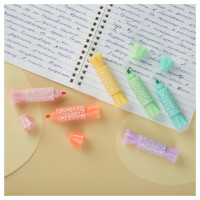 Набор текстовыделителей двусторонних MESHU "Candy", 06цв., пастельные цвета, 2/4мм, ПВХ бокс с европодвесом, 362128 Набор текстовыделителей двусторонних MESHU "Candy", 06цв., пастельные цвета, 2/4мм, ПВХ бокс с европодвесом, 362128