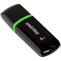Память Smart Buy "Paean" 8GB, USB 2.0 Flash Drive, черный, 250660 Память Smart Buy "Paean" 8GB, USB 2.0 Flash Drive, черный, 250660