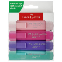 Набор текстовыделителей Faber-Castell "46 Pastel" 4 пастельных цв., 1-5мм, картон. уп., 382760 Набор текстовыделителей Faber-Castell "46 Pastel" 4 пастельных цв., 1-5мм, картон. уп., 382760